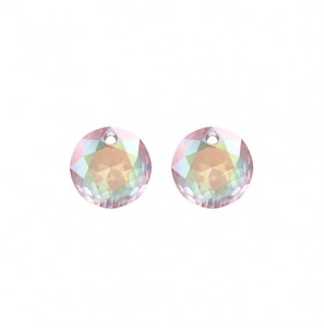 MY iMenso Creoli Carezza Tonda pair of stones "Brillante crystal" "Crystal AB" 14mm - 511