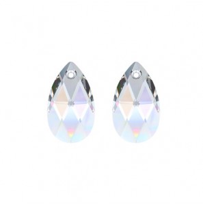 MY iMenso Creoli Carezza Pera pair of stones "Brillante crystal" "Crystal AB" 22mm - 522
