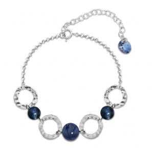 Spark WING Bracelet Blue Agate - 532