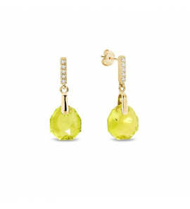 Spark CALATHEA Gilded Earrings Citrus Green - 544