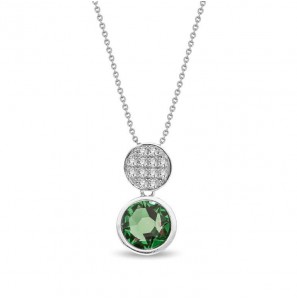 Spark SUNNY necklace SMALL Emerald - 555