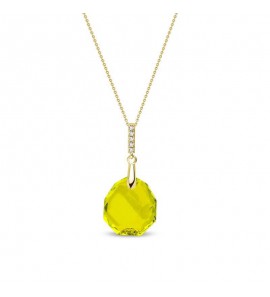 Spark CALATHEA Gilded Necklace Citrus Green - 557