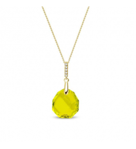 Spark CALATHEA Gilded Necklace Citrus Green - 557