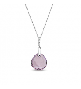 Spark CALATHEA Necklace Light Amethyst - 563
