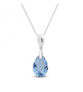 Spark DAHLIA Necklace Aquamarine - 767