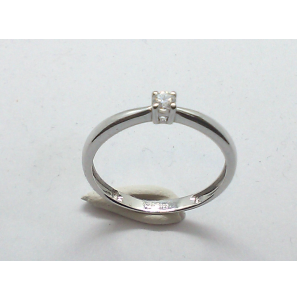 Goud wit dames ring met 0.10 crt. H-SI - 802