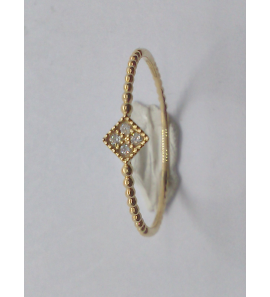 Goud dames ring hartje met 0.02 crt WE-P2 - 842