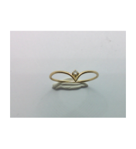 Goud dames ring met 0.02 crt WE-P2 - 844
