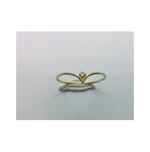 Goud dames ring met 0.02 crt WE-P2 - 844