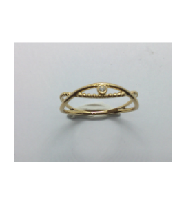 Goud dames ring met 0.02 crt WE-P2 - 845
