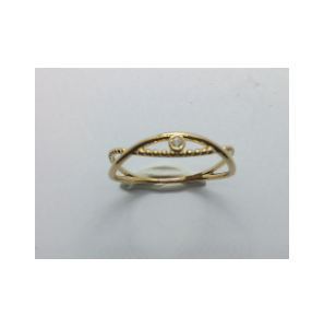 Goud dames ring met 0.02 crt WE-P2 - 845