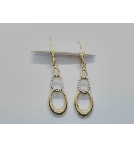 Goud oorhangers - 873