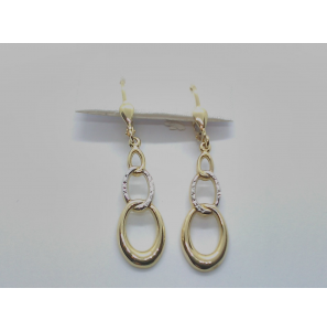 Goud oorhangers - 873