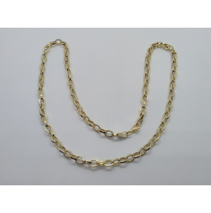 Goud collier fantasie 50 cm - 923