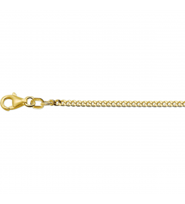 Goud gourmet collier 2.1 mm 48 cm. - 951