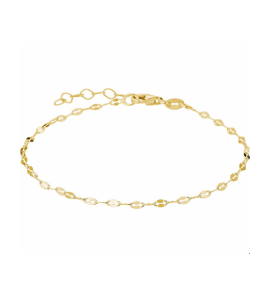 Zilver enkelbandje 2,2 mm 24 + 2 cm 1 micron - 3240064