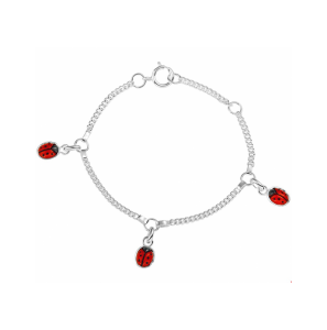 Zilver armband lieveheersbeestje - 3241385