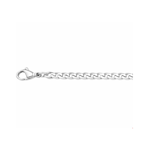 Staal collier geslepen gourmette 3,0 mm 60 cm - 3241496
