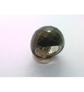 Zilver dames ring met echte steen Iron Tiger - 1154