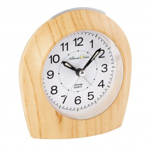 Atlanta Green wekker 2508/30 blank eikenhout - 1220
