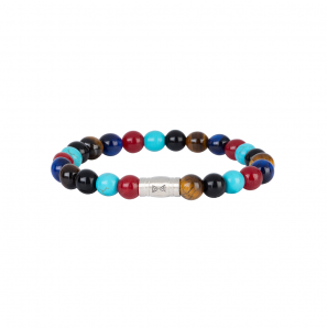 Aze juwels Rainbow Mountain - 8 mm 19 cm - 1222