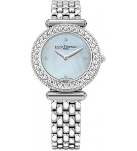 Saint Honoré Gala staal mat diamant 0.02 crt - 1280