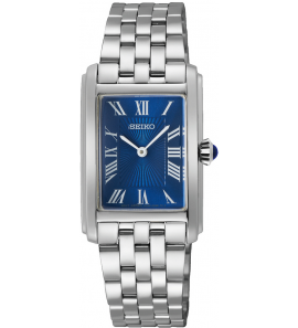 Seiko Dames ss bracelet blauw 50 m wr - 1322