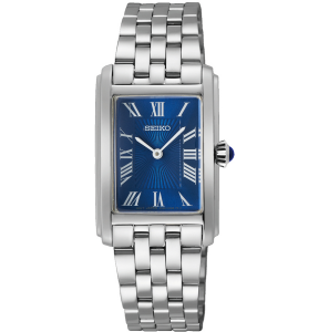 Seiko Dames ss bracelet blauw 50 m wr - 1322