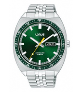Lorus Heren automatic ss bracelet groen 100 m - 1343