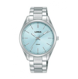 Lorus dames ss bracelet blauw 100m - 1346