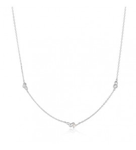 Ania Haie Twisted wave chain necklace zlv. - 1384