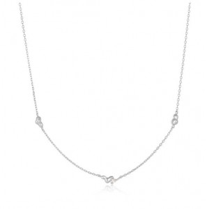 Ania Haie Twisted wave chain necklace zlv. - 1384
