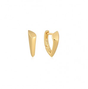 Ania Haie Arrow huggie hoop earrings gld - 1397