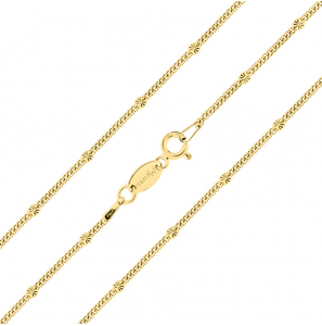 MY iMenso necklace "grumetta stella 2.5 mm" 60cm(925/1m gold-plated) - 1422