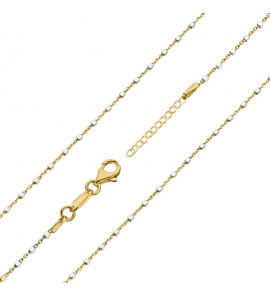 MY iMenso "Cubetto" 42+5 cm necklace 925/gold-plated - 1424