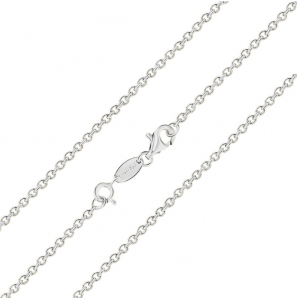 MY iMenso necklace "jasseron 2,5mm" (925/rhod-plated) 60cm - 1434