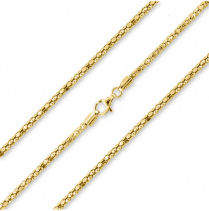 MY iMenso "diabomba 3.0 mirror" necklace (925/1Mgold-plated) 60cm - 1442