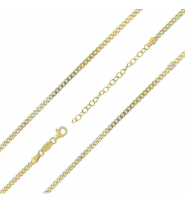 MY iMenso necklace "grumetta 1,7" (925/1Mgold-plated) 42+7cm - 1465