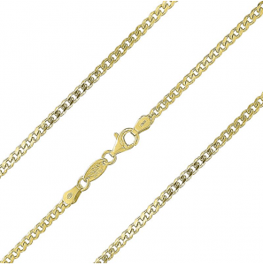 MY iMenso necklace "grumetta 2,7" (925/1Mgold-plated) 60cm - 1466