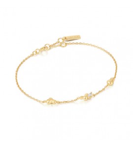 Ania Haie Twisted wave chain bracelet gp - 1508