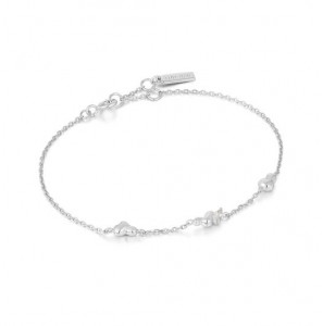 Ania Haie Twisted wave chain bracelet zilver - 1509