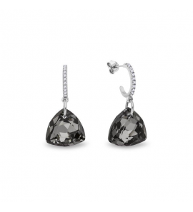 Spark TRIANGEL Earrings Silver Night - 1560