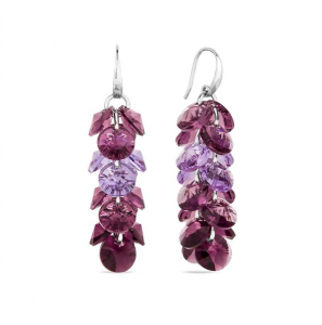 Spark. Frou Frou Earrings Iris, Violet, Amethyst - 1567