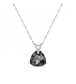 Spark TRIANGEL Necklace Silver Night - 1573