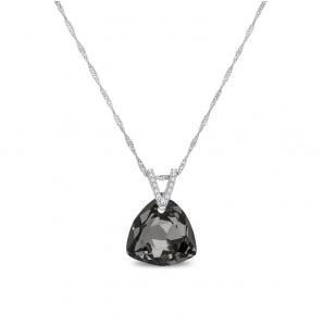 Spark TRIANGEL Necklace Silver Night - 1573