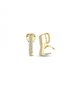 MY iMenso Carezza pendant Double Zirconi for M&L stones (925/1Mgold-plated) - 1585
