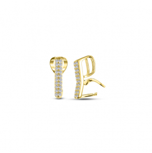 MY iMenso Carezza pendant Double Zirconi for M&L stones (925/1Mgold-plated) - 1585