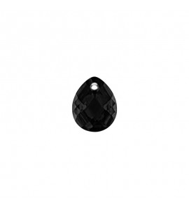 MY iMenso Carezza Goccy single stone "Black Glass" faceted 15mm - 3230042