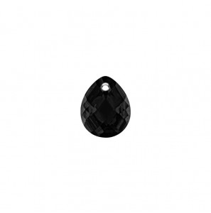 MY iMenso Carezza Goccy single stone "Black Glass" faceted 15mm - 3230042