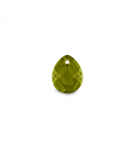MY iMenso Carezza Goccy single stone "Olive green CZ" faceted 15mm - 3230046